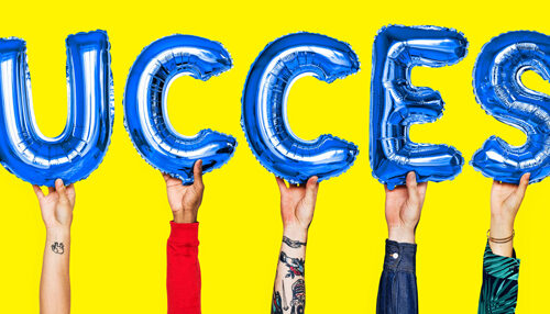 Picture of the word Success